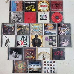 Rock Band CDs (25) Scorpions, Rush, Van Halen, Aerosmith, Reo, Foreigner & More